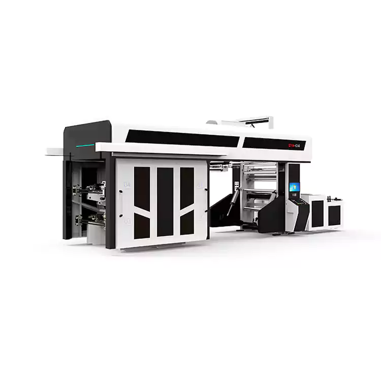 4-8 spalvų Flexographic Ci Plastic Flexo spausdinimo mašina