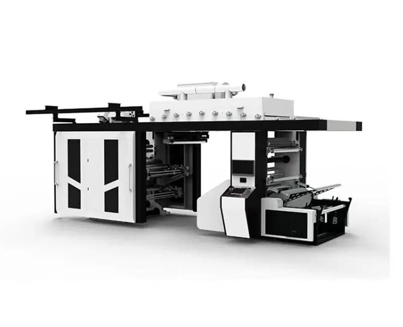 4 spalvų centrinis atspaudų fleksografinis presas