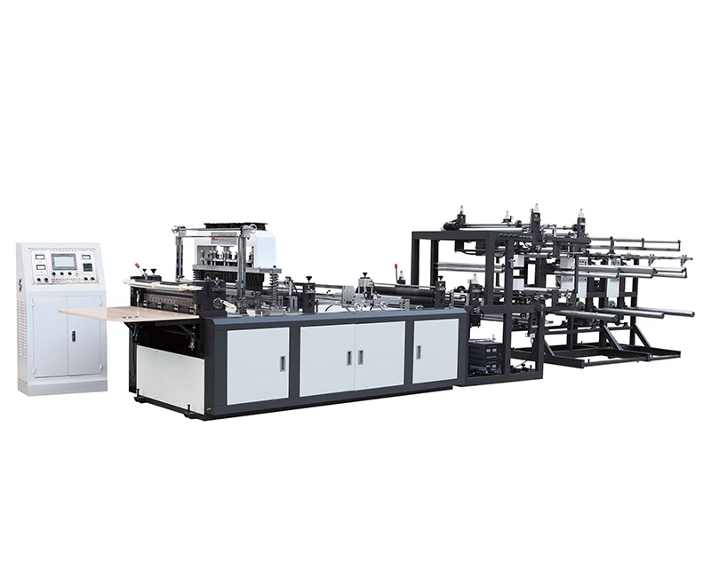 Visiškai automatinė didelės spartos neaustinė užtrauktuko maišelio mašina