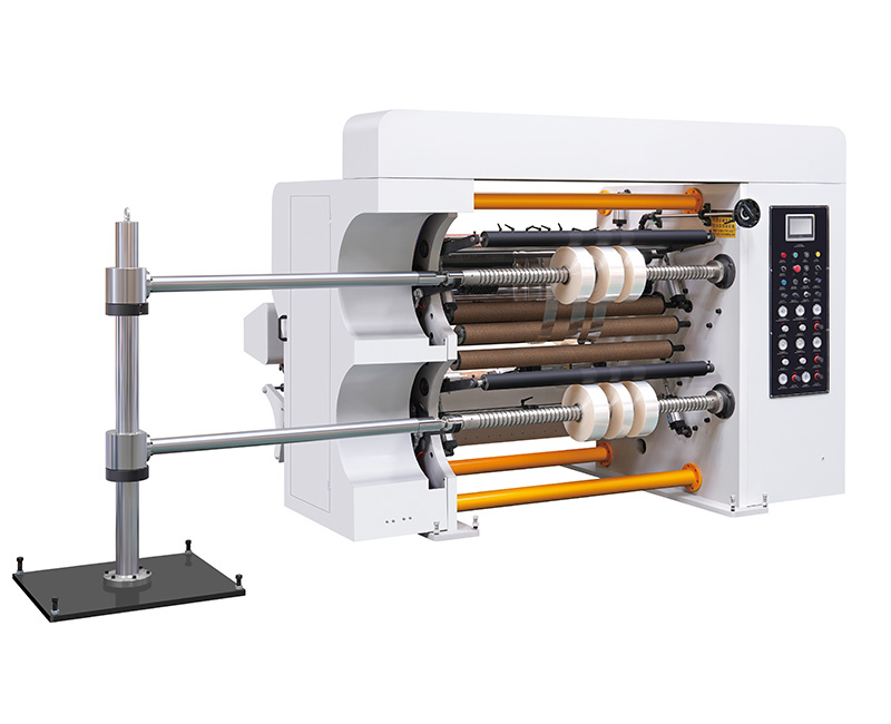 Visiškai automatinė pjaustymo ir pervyniojimo mašina